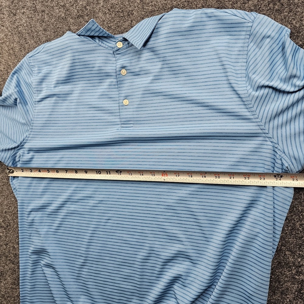 Walter Hagen Essentials Golf Polo Shirt Mens XXL Blue Striped Short Sleeve - Picture 5 of 8